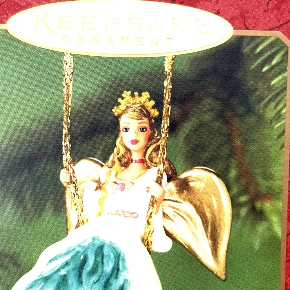 Barbie Angel of Joy Barbie 2000 Hallmark Ornament NIB